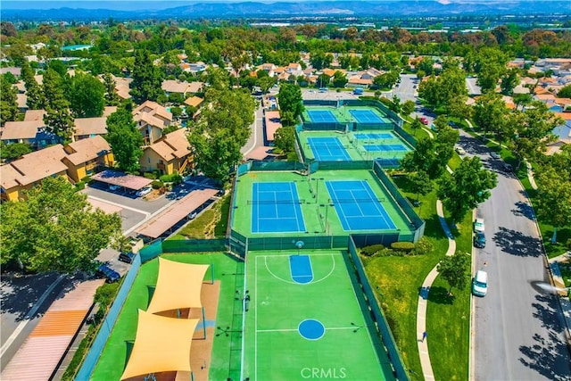 321 Orange Blossom Unit 166, Irvine, CA 92618 - aerial perspective of suburban area featuring mountains