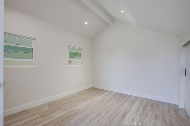 321 Orange Blossom Unit 166, Irvine, CA 92618 - empty room with light wood-style flooring and recessed lighting