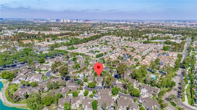 14 Bridgewood Unit 22, Irvine, CA 92604 - aerial overview of property's location featuring a large body of water