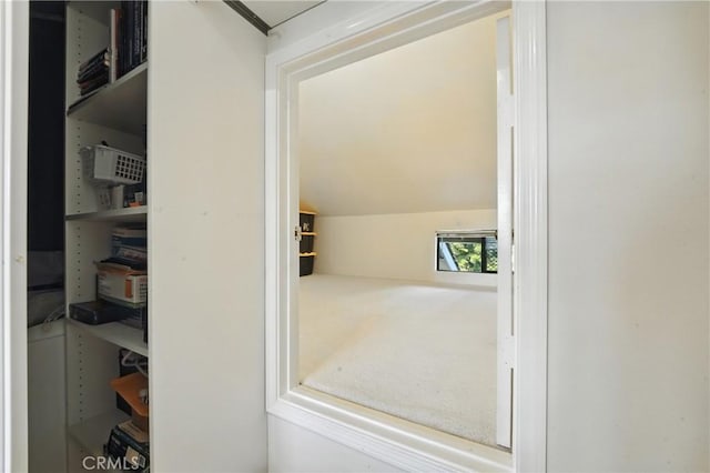 14 Bridgewood Unit 22, Irvine, CA 92604 - interior space with lofted ceiling and carpet floors