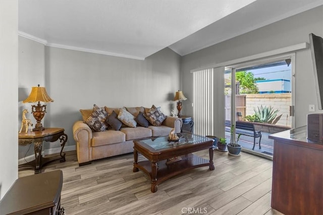 817 Granite Privado, Ontario, CA 91762 - living area with ornamental molding and light wood finished floors