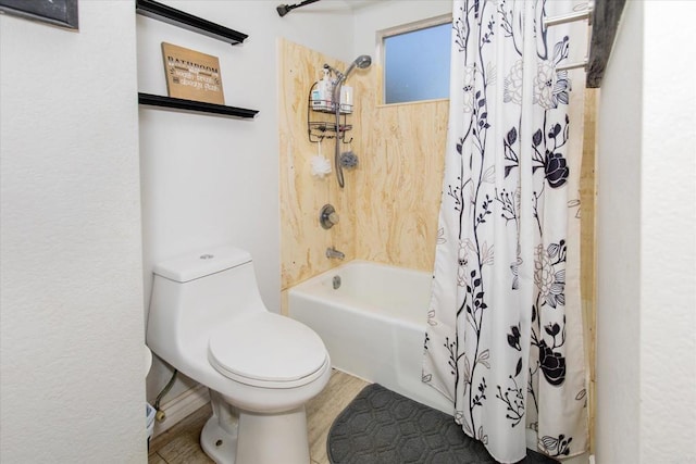 24093 Sargeant Rd, Ramona, CA 92065 - bathroom with shower / bath combo and toilet