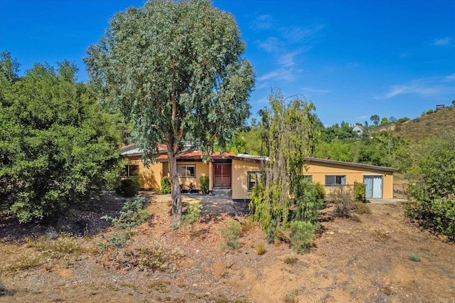 24093 Sargeant Rd, Ramona, CA 92065 - view of front facade with stucco siding