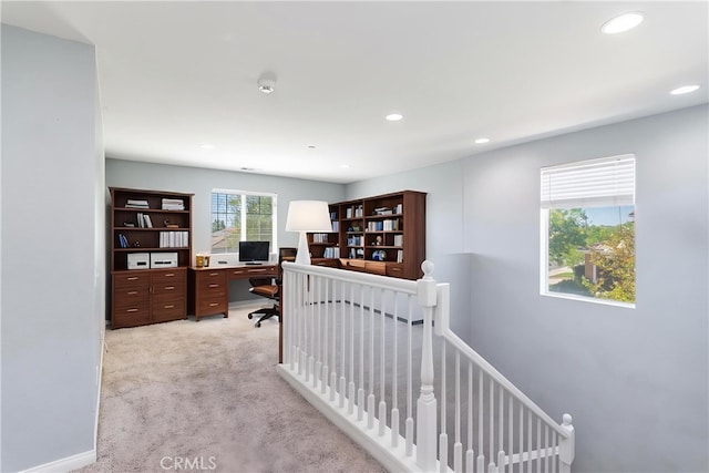 43024 Beamer Ct, Temecula, CA 92592 - office area with light colored carpet and recessed lighting
