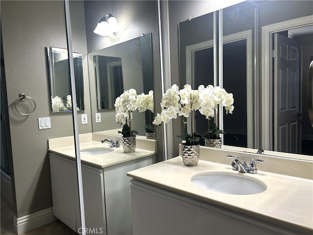 10824 Sabre Hill Dr Unit 194, San Diego, CA 92128 - full bathroom with a textured wall and vanity