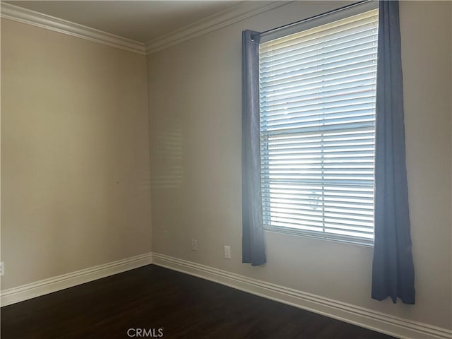 10824 Sabre Hill Dr Unit 194, San Diego, CA 92128 - empty room featuring dark wood finished floors and crown molding