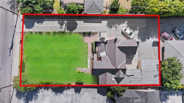 9720 Live Oak Ave, Temple City, CA 91780 - aerial view of property's location featuring property parcel outlined