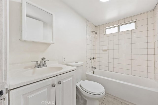 9720 Live Oak Ave, Temple City, CA 91780 - bathroom featuring vanity,  shower combination, and tile patterned flooring