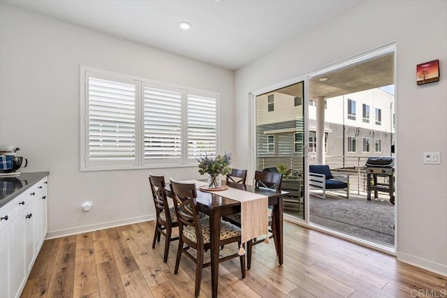 2013 Bravo Loop Unit 2, Chula Vista, CA 91915 - dining area with light wood-type flooring and recessed lighting