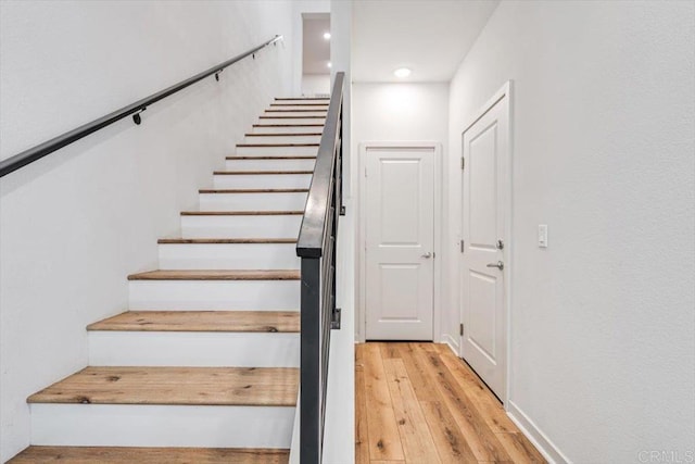 2013 Bravo Loop Unit 2, Chula Vista, CA 91915 - staircase with wood finished floors and recessed lighting