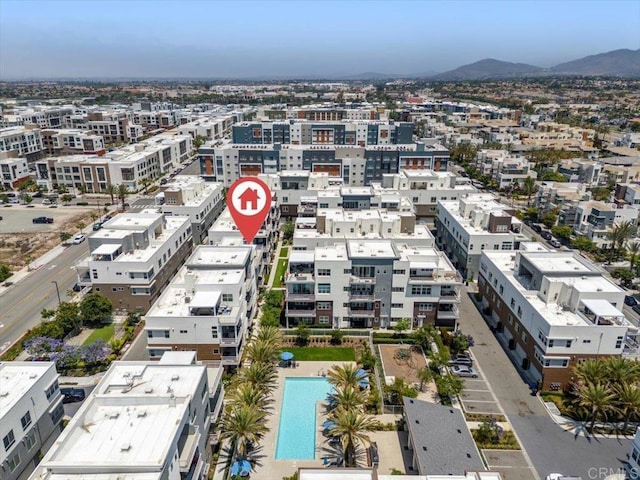 2013 Bravo Loop Unit 2, Chula Vista, CA 91915 - view of urban area with a mountain backdrop and a pool