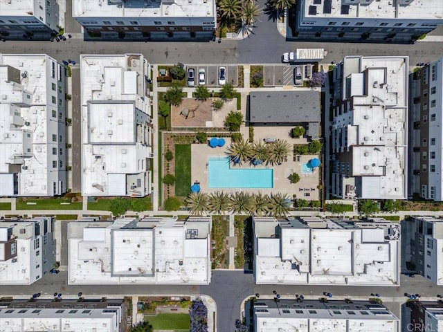 2013 Bravo Loop Unit 2, Chula Vista, CA 91915 - aerial view of property's location with a pool area