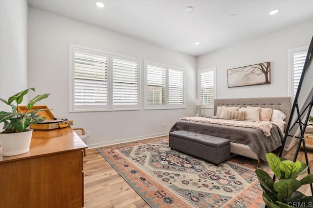 2013 Bravo Loop Unit 2, Chula Vista, CA 91915 - bedroom featuring light wood-style floors and recessed lighting
