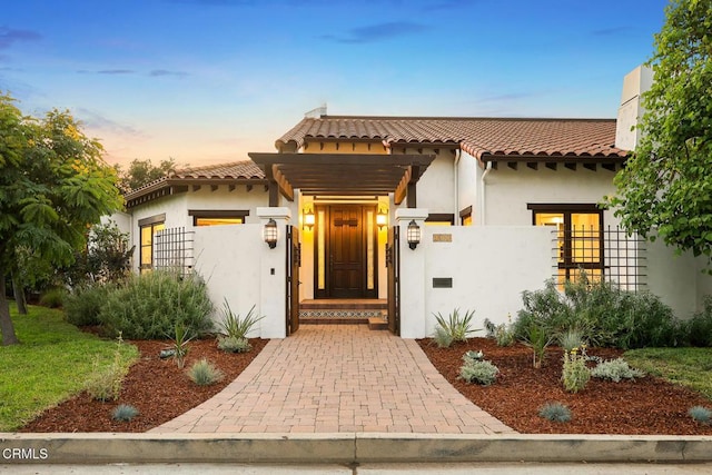 1533 Rancho Ave, Glendale, CA 91201 - mediterranean / spanish house with a tile roof and stucco siding