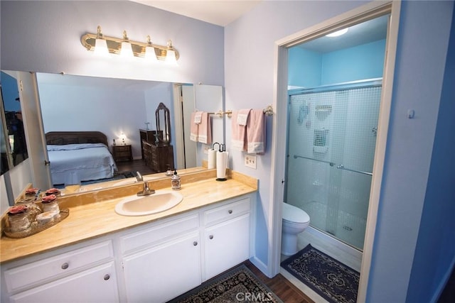 20716 Community St, Winnetka, CA 91306 - ensuite bathroom featuring vanity and a stall shower