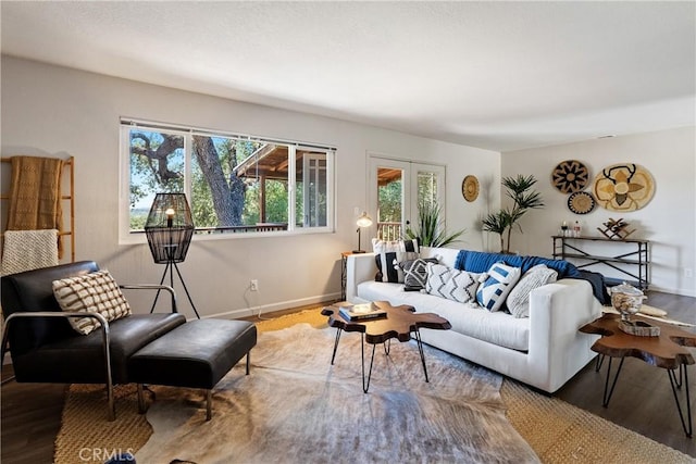 5155 Ardilla Ave, Atascadero, CA 93422 - living area with healthy amount of natural light and wood finished floors