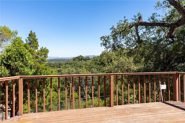 5155 Ardilla Ave, Atascadero, CA 93422 - deck featuring a forest view