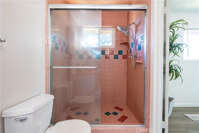 5155 Ardilla Ave, Atascadero, CA 93422 - bathroom featuring healthy amount of natural light and a stall shower