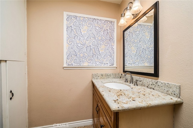 3986 Tomlinson, Riverside, CA 92503 - bathroom with vanity and baseboards