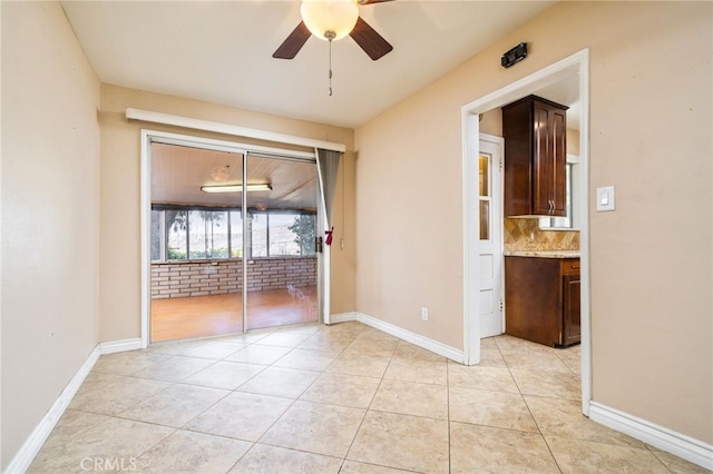 3986 Tomlinson, Riverside, CA 92503 - unfurnished room featuring ceiling fan and light tile patterned floors