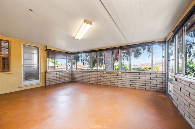 3986 Tomlinson, Riverside, CA 92503 - unfurnished sunroom featuring brick wall and healthy amount of natural light