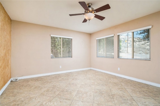 3986 Tomlinson, Riverside, CA 92503 - spare room with ceiling fan and tile patterned flooring