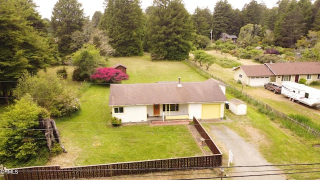 21560 Bald Hill Rd, Fort Bragg, CA 95437 - view from above of property