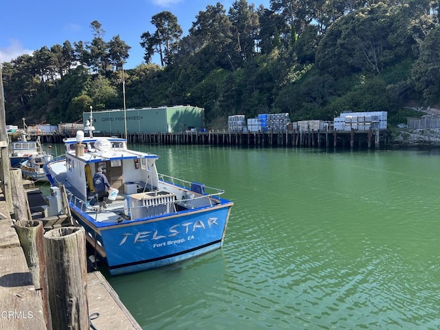 21560 Bald Hill Rd, Fort Bragg, CA 95437 - dock area with a water view