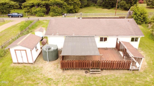 21560 Bald Hill Rd, Fort Bragg, CA 95437 - view from above of property