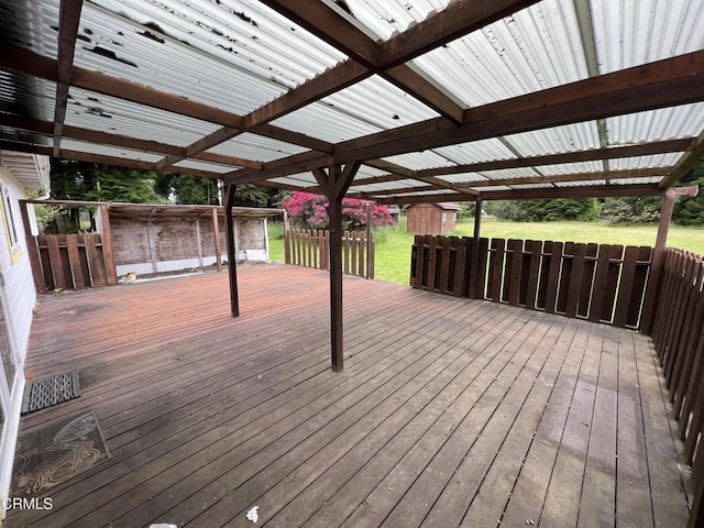 21560 Bald Hill Rd, Fort Bragg, CA 95437 - view of wooden deck