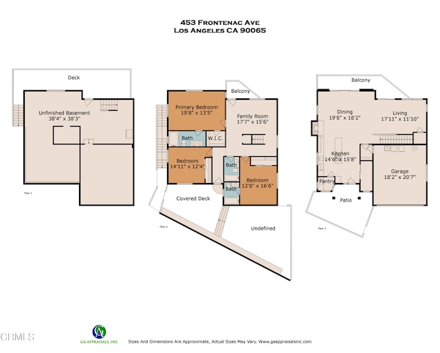 453 Frontenac Ave, Los Angeles, CA 90065 - view of home floor plan