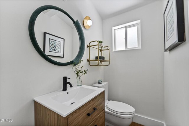 453 Frontenac Ave, Los Angeles, CA 90065 - half bathroom with toilet and vanity