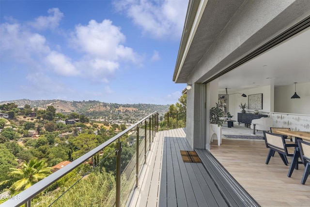 453 Frontenac Ave, Los Angeles, CA 90065 - deck featuring a mountain view