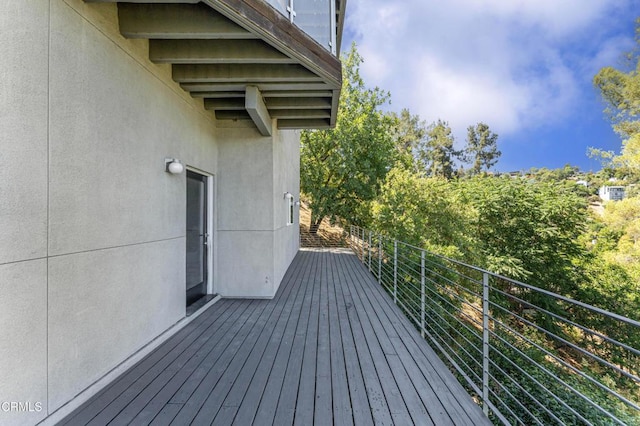 453 Frontenac Ave, Los Angeles, CA 90065 - view of wooden terrace