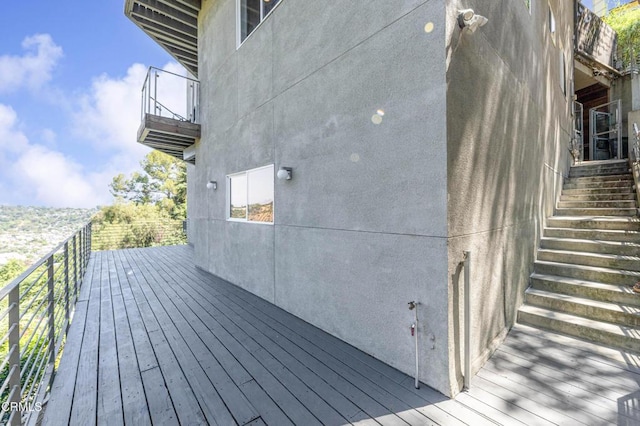 453 Frontenac Ave, Los Angeles, CA 90065 - wooden deck with stairs