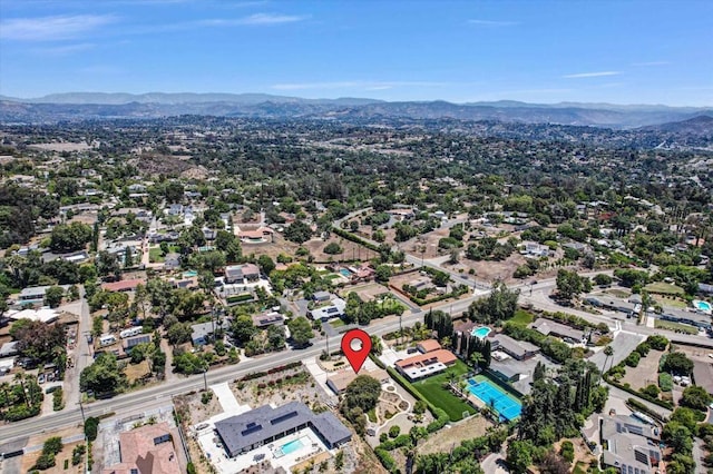 1235 Via Rancho Pkwy, Escondido, CA 92029 - drone / aerial view of a mountain backdrop
