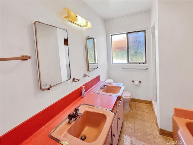 11753 Kling St, Valley Village, CA 91607 - bathroom featuring a tub to relax in and double vanity