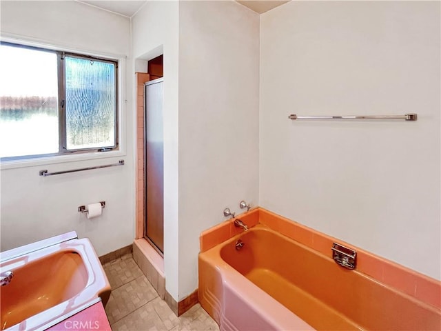 11753 Kling St, Valley Village, CA 91607 - full bath with a bath, a shower with door, and vanity