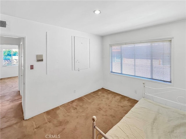 11753 Kling St, Valley Village, CA 91607 - unfurnished room with light carpet and recessed lighting