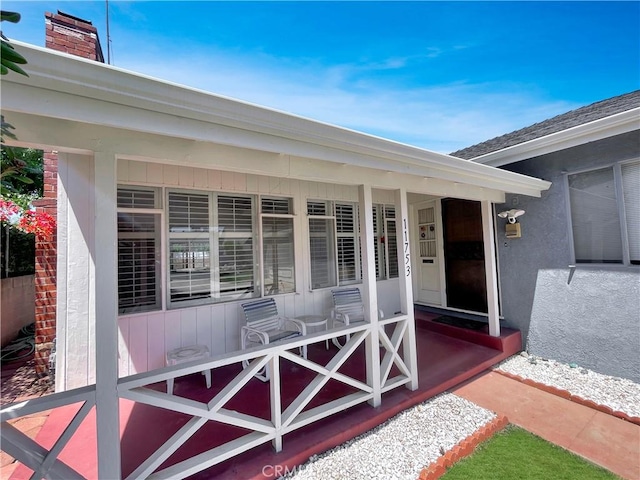 11753 Kling St, Valley Village, CA 91607 - view of covered porch