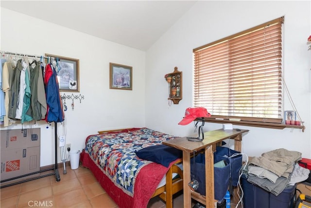 65380 San Lucas Rd, Lockwood, CA 93932 - tiled bedroom featuring vaulted ceiling