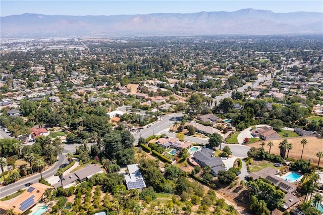 1653 W Cypress Ave, Redlands, CA 92373 - aerial view of property's location with a mountainous background