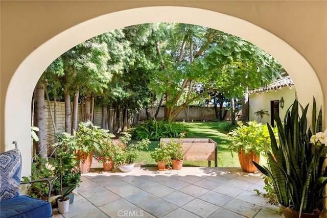 1811 N Flower St, Santa Ana, CA 92706 - fenced backyard featuring a patio area