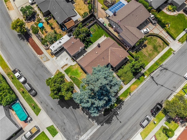 1051 Russell St, La Habra, CA 90631 - aerial perspective of suburban area