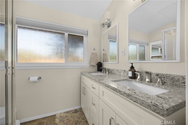 1051 Russell St, La Habra, CA 90631 - full bath with healthy amount of natural light and double vanity