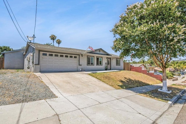 506 Broadview St, Spring Valley, CA 91977 - ranch-style house featuring concrete driveway, an attached garage, and stucco siding
