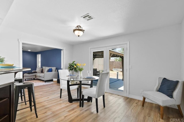 506 Broadview St, Spring Valley, CA 91977 - dining space featuring light wood-style flooring and french doors