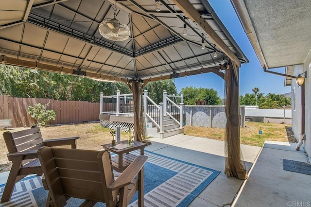506 Broadview St, Spring Valley, CA 91977 - fenced backyard featuring a gazebo and a patio