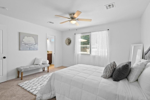 506 Broadview St, Spring Valley, CA 91977 - carpeted bedroom featuring a ceiling fan and ensuite bathroom