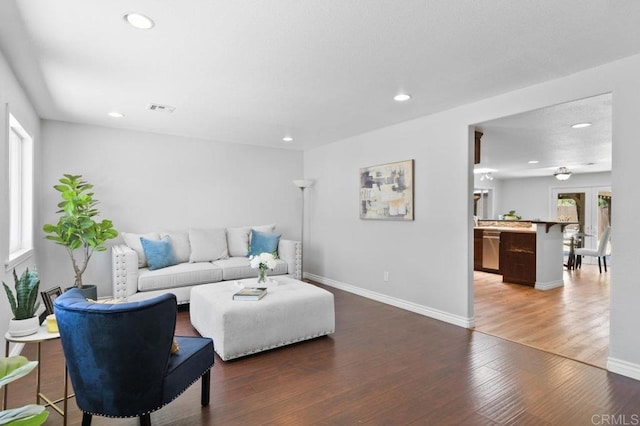 506 Broadview St, Spring Valley, CA 91977 - living area with wood finished floors and recessed lighting